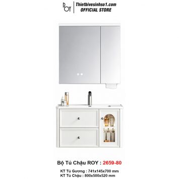 Bộ Tủ Chậu ROY 2659-80