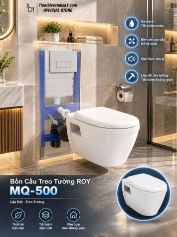 Bồn Cầu Treo Tường ROY MQ-500
