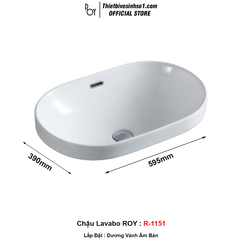 Chậu Lavabo ROY R-1151