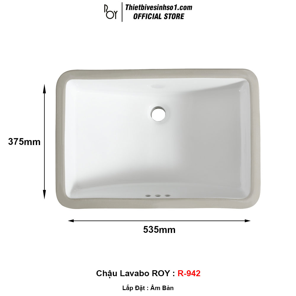 Chậu Lavabo ROY R-942