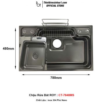 Chậu Rửa Bát ROY CT-7848MS