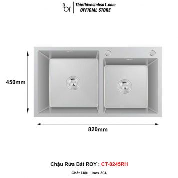 Chậu Rửa Bát ROY CT-8245RH