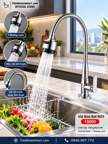 Vòi Rửa Bát ROY 15005