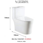 Bồn Cầu ROY R-1679X-S