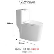 Bồn Cầu ROY R-2621X-S