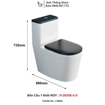 Bồn Cầu ROY R-2620B-X-S