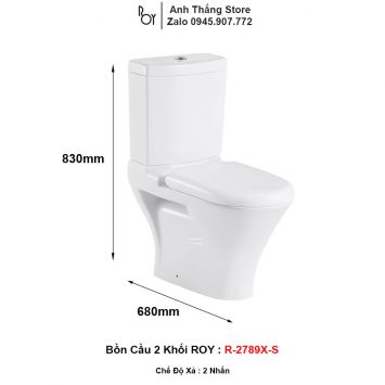 Bồn Cầu ROY R-2789X-S