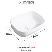 Chậu Lavabo ROY R-224