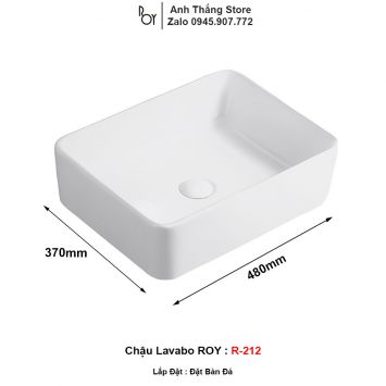 Chậu Lavabo ROY R-212