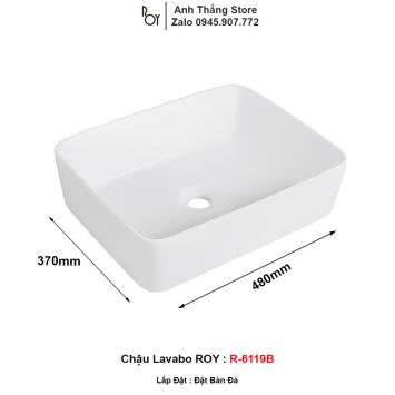 Chậu Lavabo ROY R-6119B