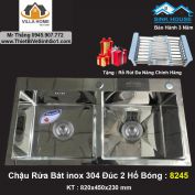 Chậu Rửa Bát SINK HOUSE 2 Hố Cân 8245 (Bóng)