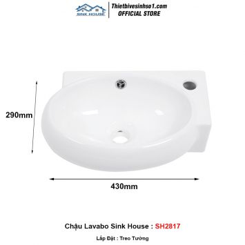 Chậu Lavabo Sink House SH2817