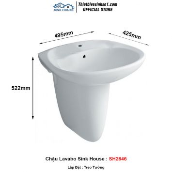 Chậu Lavabo Sink House SH2846
