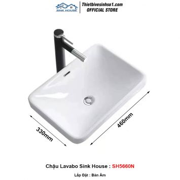 Chậu Lavabo Sink House SH5660N