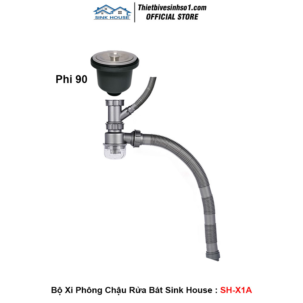 Bộ Xi Phông Chậu Rửa Bát Sink House SH-X1A