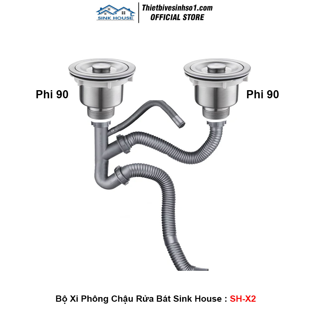 Bộ Xi Phông Chậu Rửa Bát Sink House SH-X2