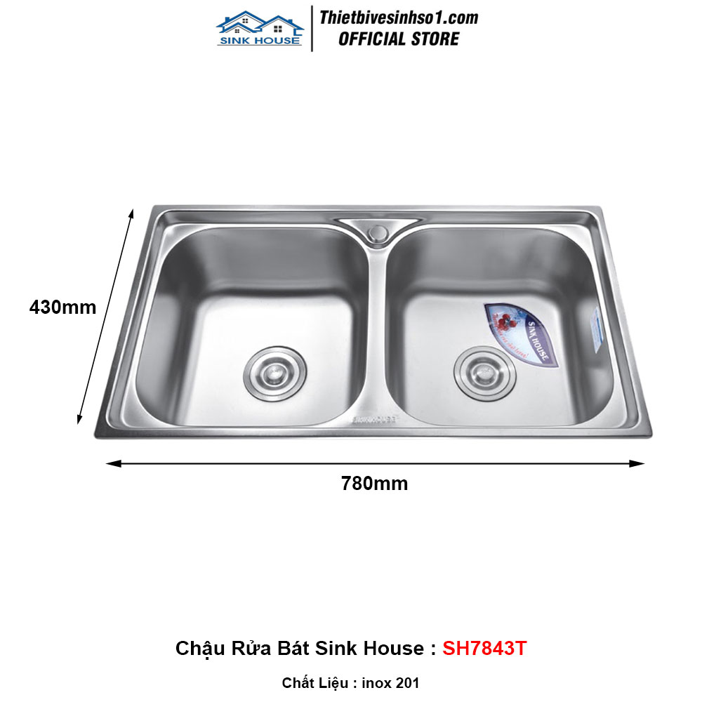 Chậu Rửa Bát Sink House SH7843T Chậu Rửa Bát Sink House SH7843T