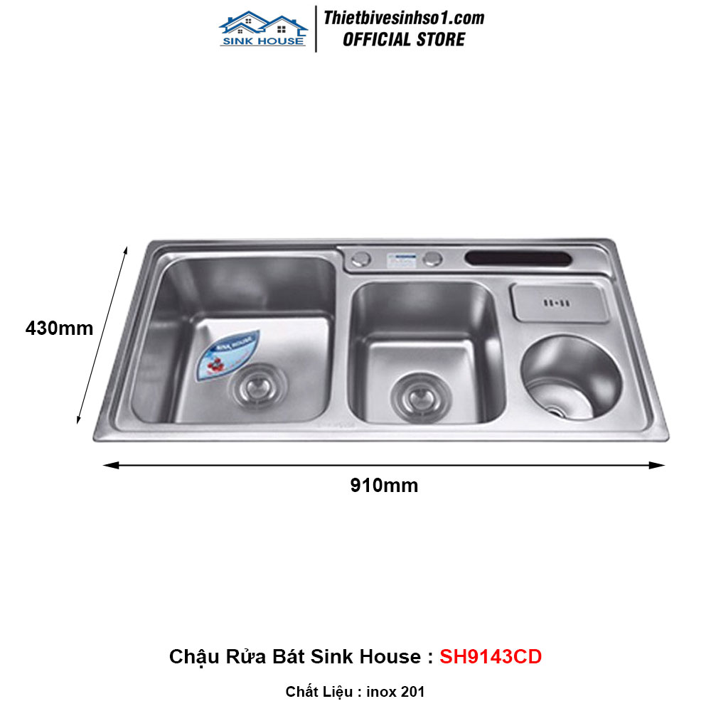 Chậu Rửa Bát Sink House SH9143CD
