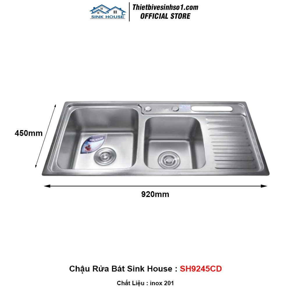 Chậu Rửa Bát Sink House SH9245CD