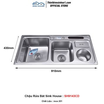 Chậu Rửa Bát Sink House SH9143CD