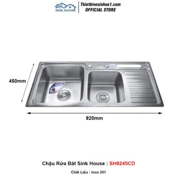 Chậu Rửa Bát Sink House SH9245CD
