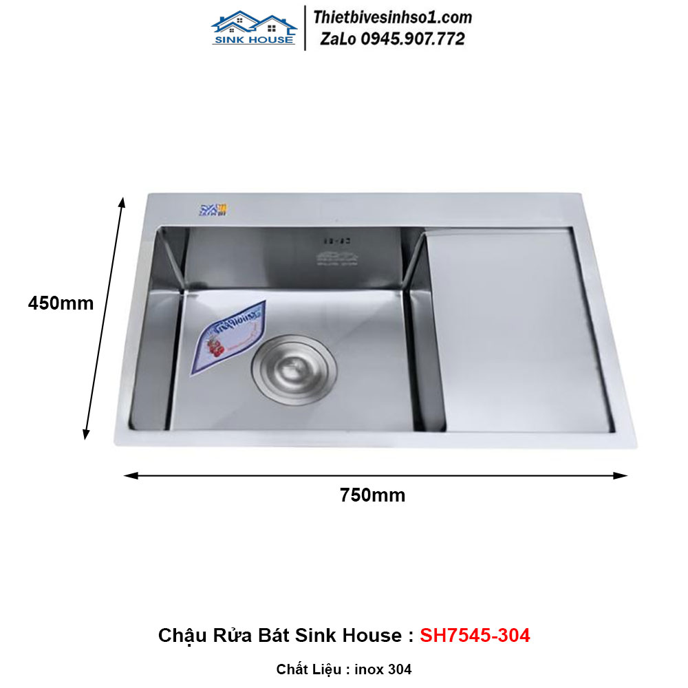 Chậu Rửa Bát Sink House SH7545-304