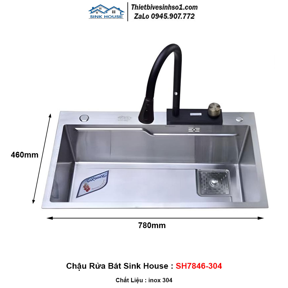 Chậu Rửa Bát Sink House SH7846-304 Chậu Rửa Bát Sink House SH7846-304