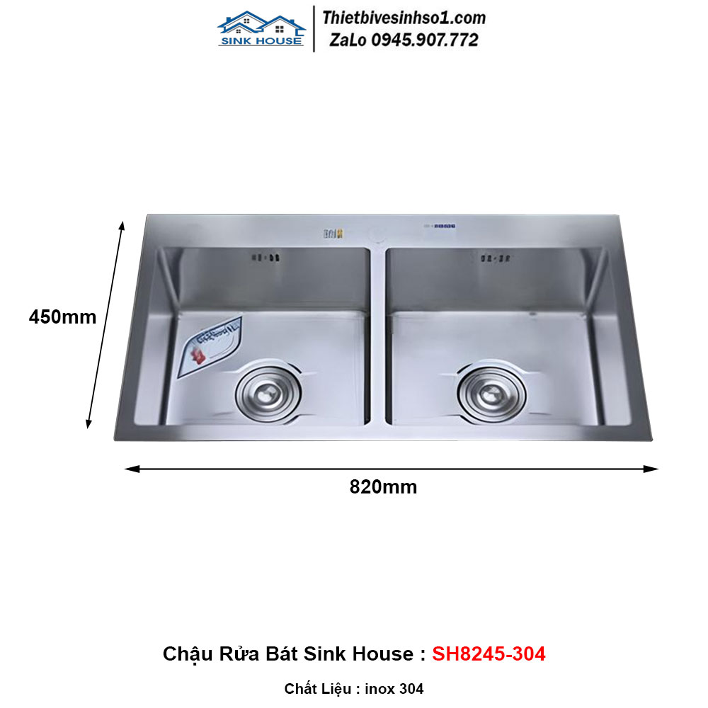 Chậu Rửa Bát Sink House SH8245-304