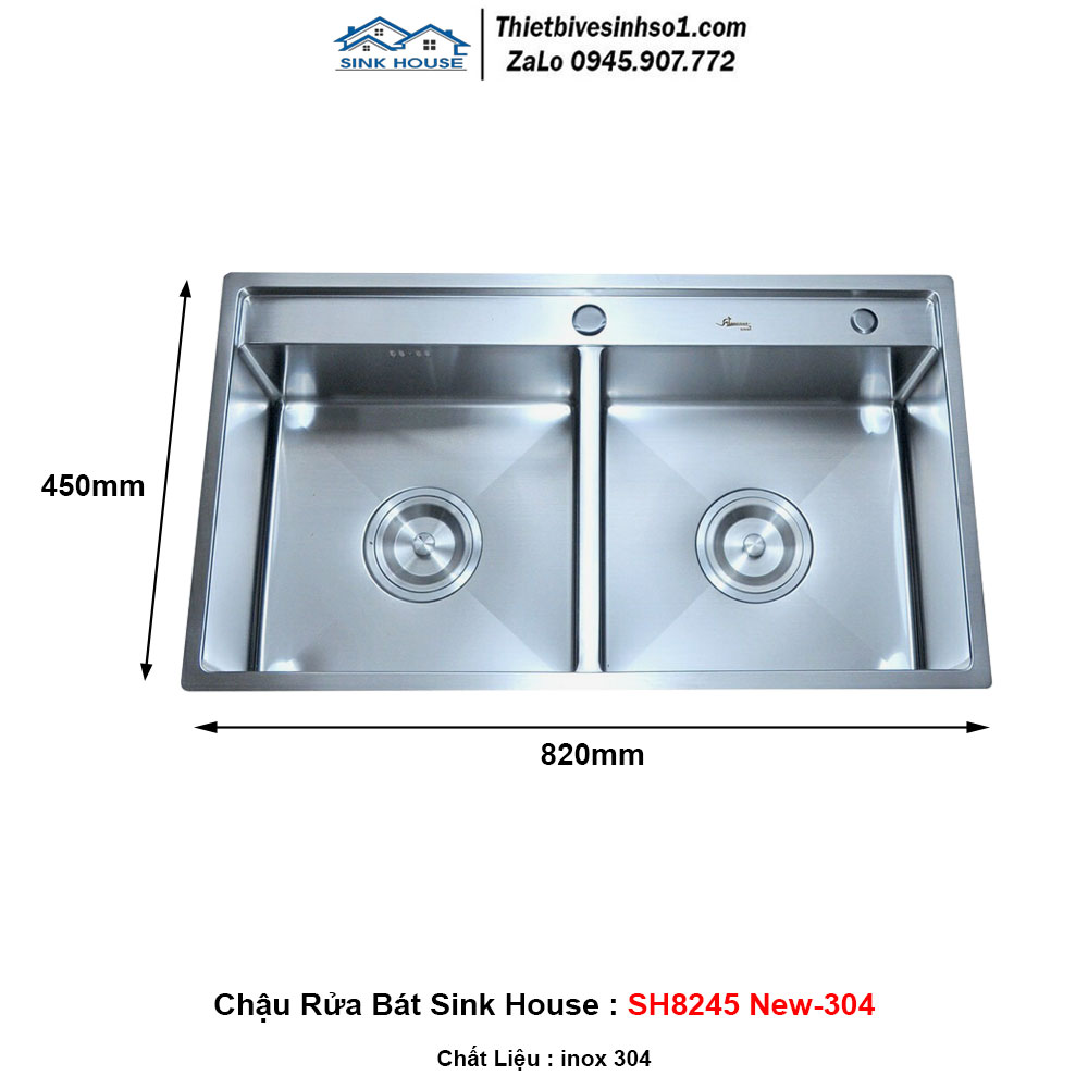 Chậu Rửa Bát Sink House SH8245 New-304