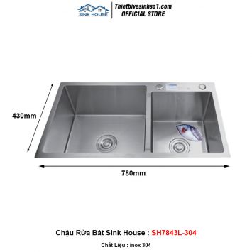 Chậu Rửa Bát Sink House SH7843L-304