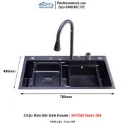 Chậu Rửa Bát Sink House SH7545 Nano-304