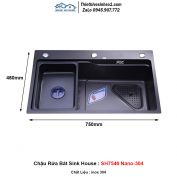 Chậu Rửa Bát Sink House SH7546 Nano-304