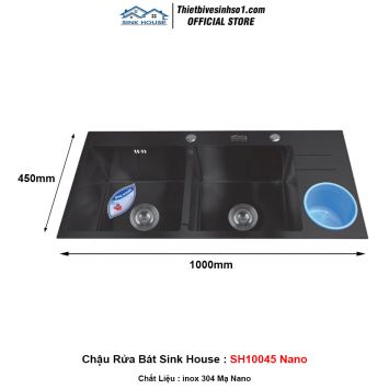 Chậu Rửa Bát Sink House SH10045 Nano