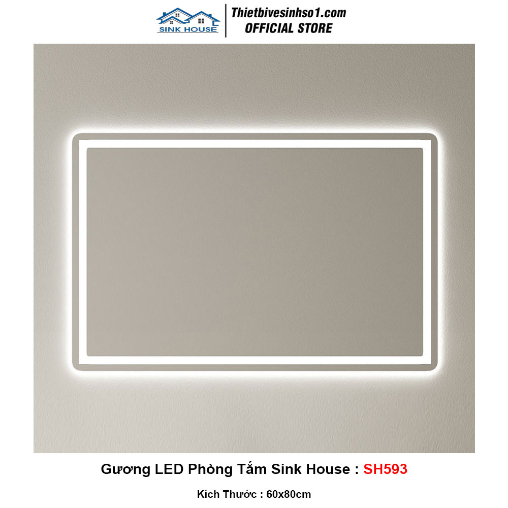 Gương LED Phòng Tắm Sink House SH593