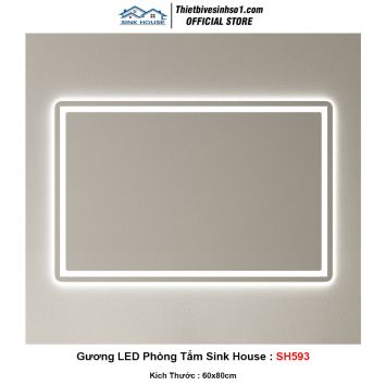 Gương LED Phòng Tắm Sink House SH593