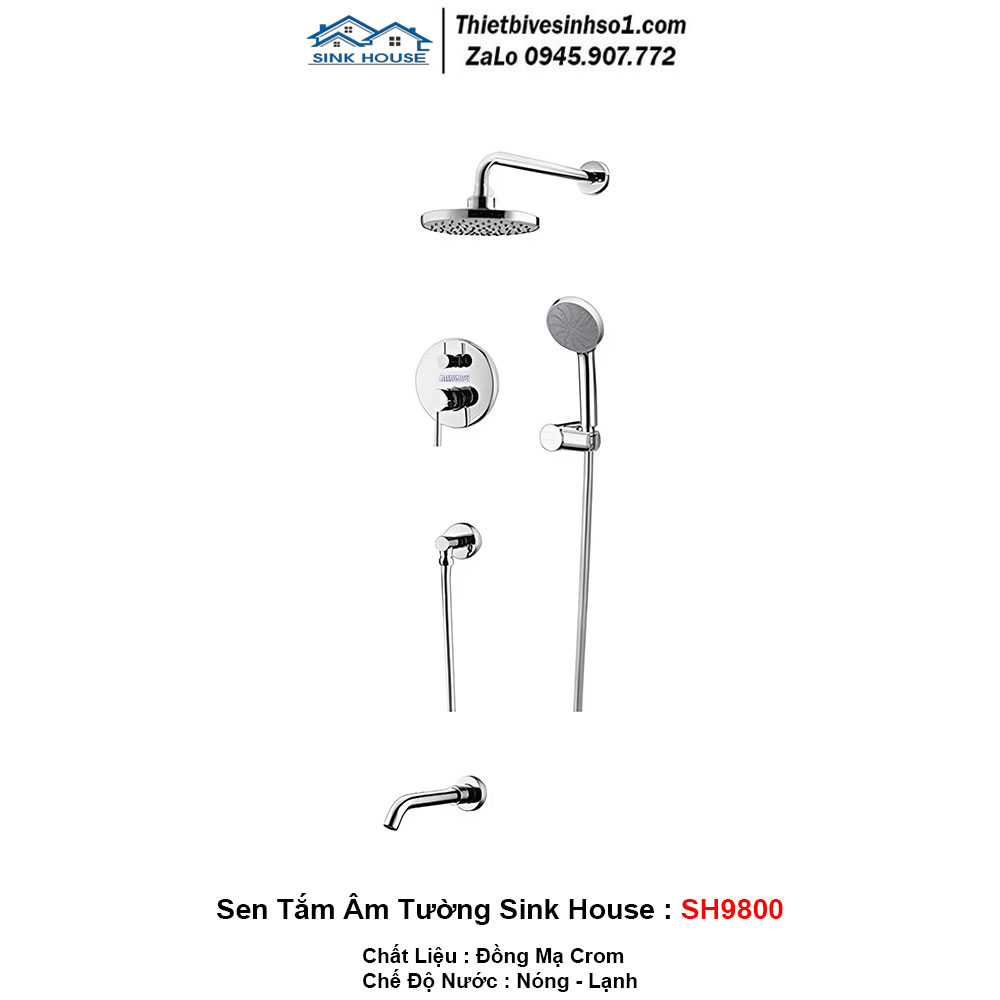 Sen Tắm Âm Tường Sink House SH9800