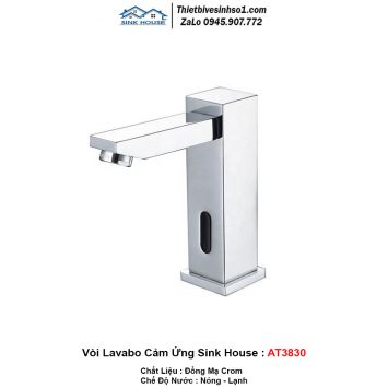 Vòi Lavabo Cảm Ứng Sink House AT3830
