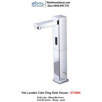 Vòi Lavabo Cảm Ứng Sink House AT3880