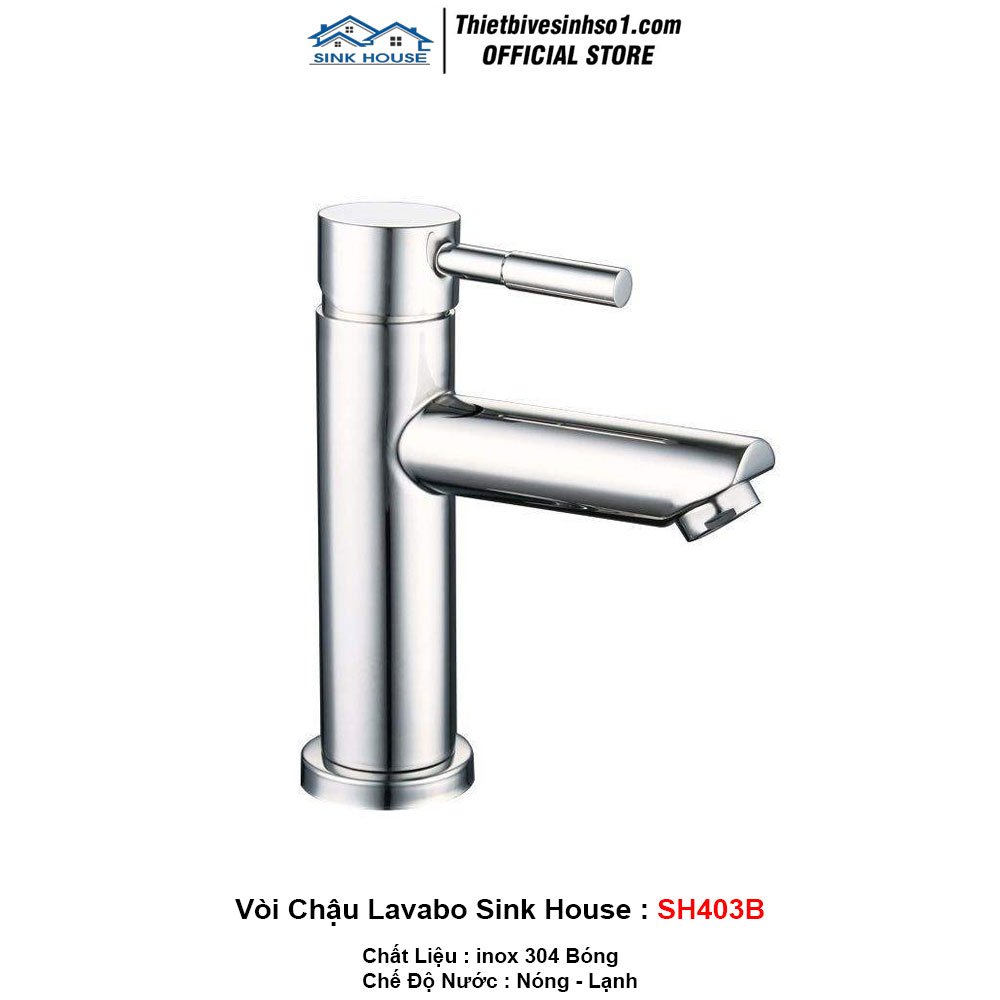 Vòi Chậu Lavabo Sink House SH403B Vòi Chậu Lavabo Sink House SH403B