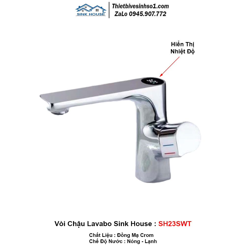 Vòi Chậu Lavabo Sink House SH23SWT Vòi Chậu Lavabo Sink House SH23SWT