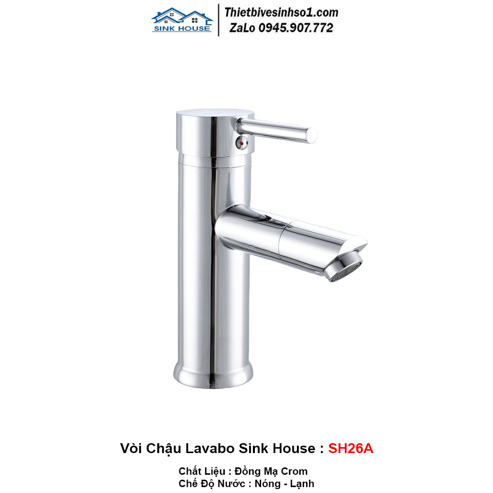 Vòi Chậu Lavabo Sink House SH26A Vòi Chậu Lavabo Sink House SH26A