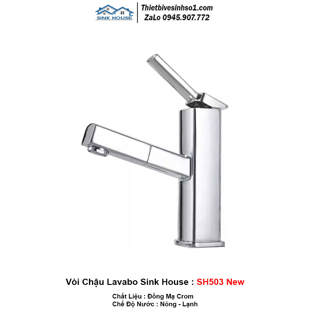 Vòi Chậu Lavabo Sink House SH503 New Vòi Chậu Lavabo Sink House SH503 New