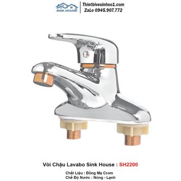 Vòi Chậu Lavabo Sink House SH2200