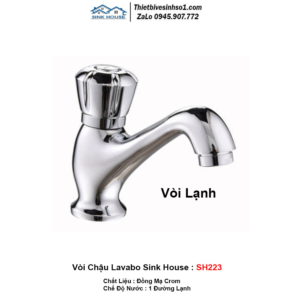 Vòi Chậu Lavabo Sink House SH223