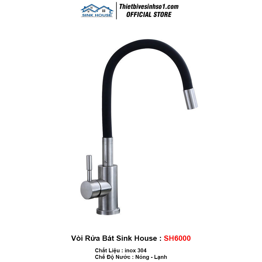 Vòi Rửa Bát Sink House SH6000 Vòi Rửa Bát Sink House SH6000