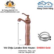 Vòi Lavabo SINK HOUSE SH6004 Gold