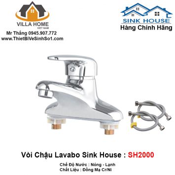 Vòi Lavabo SINK HOUSE SH2000-1