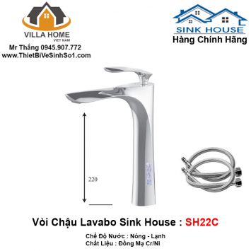 Vòi Lavabo SINK HOUSE SH22C