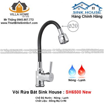 Vòi Rửa Bát Sink House SH6500 New