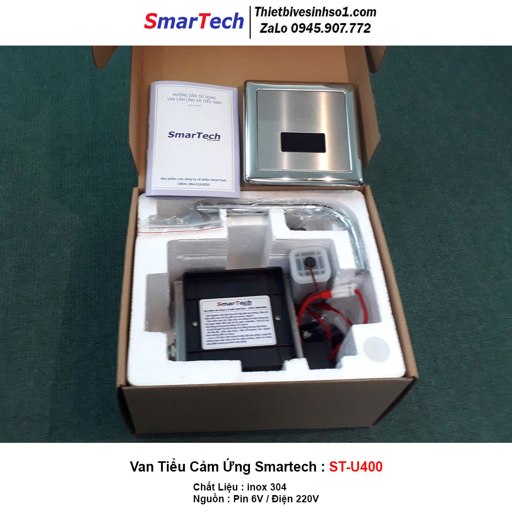 Van Tiểu Cảm Ứng SmarTech ST-U400-2 Van Tiểu Cảm Ứng SmarTech ST-U400-2